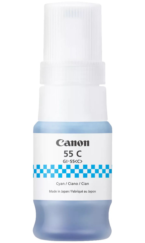 Canon inkoustová náplň GI-55 C EUR Cyan inkoustová lahvička