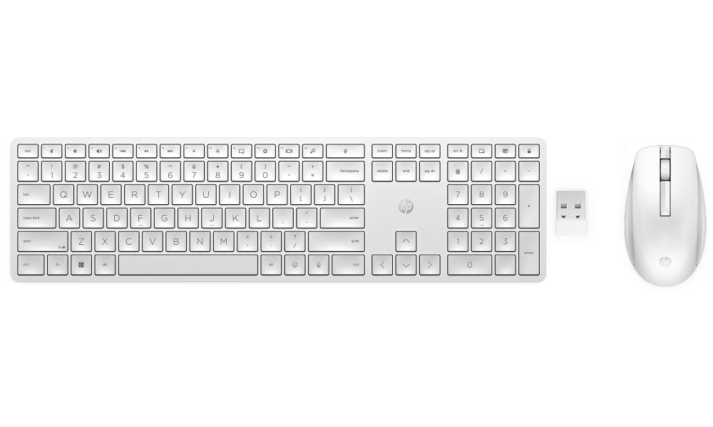 HP Bezdrátová klávesnice a myš 655 - bílá