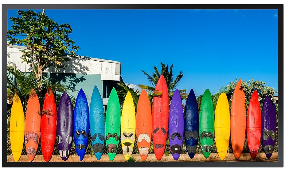 Samsung Outdoor Signage OM55B / 55"/ 4K / ADS / 2x HDMI / DP / USB / LAN / RS232 / WiFi / VESA / IP5X /