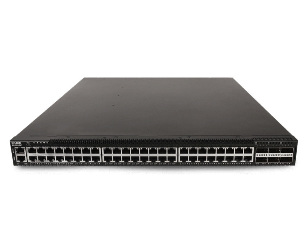 D-Link DXS-3610-54T/SI/E L3 stackable switch, 48x 1/10GbE Base-T, 6x 40/100 GbE QSFP+/QSFP28