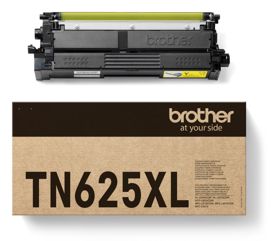 BROTHER toner TN625XLY pro HL-L8430/ DCP-L8630/MFC-L8730CDW / 4500 stran / yellow