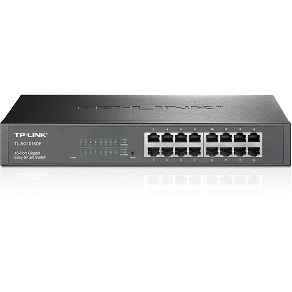 TP-Link TL-SG1016DE/ easy smart switch 16x 10/100/1000Mbps/ IGMP, QoS, VLAN/ desktop
