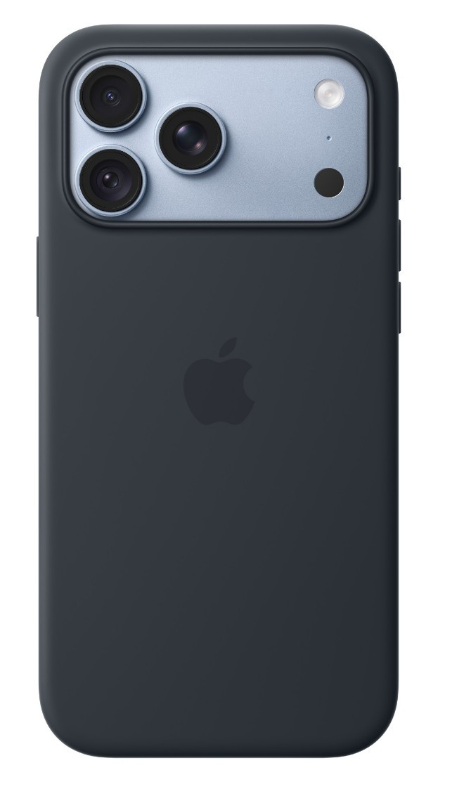 iPhone 18 Pro Max Silicone Case with MS - N.Blue