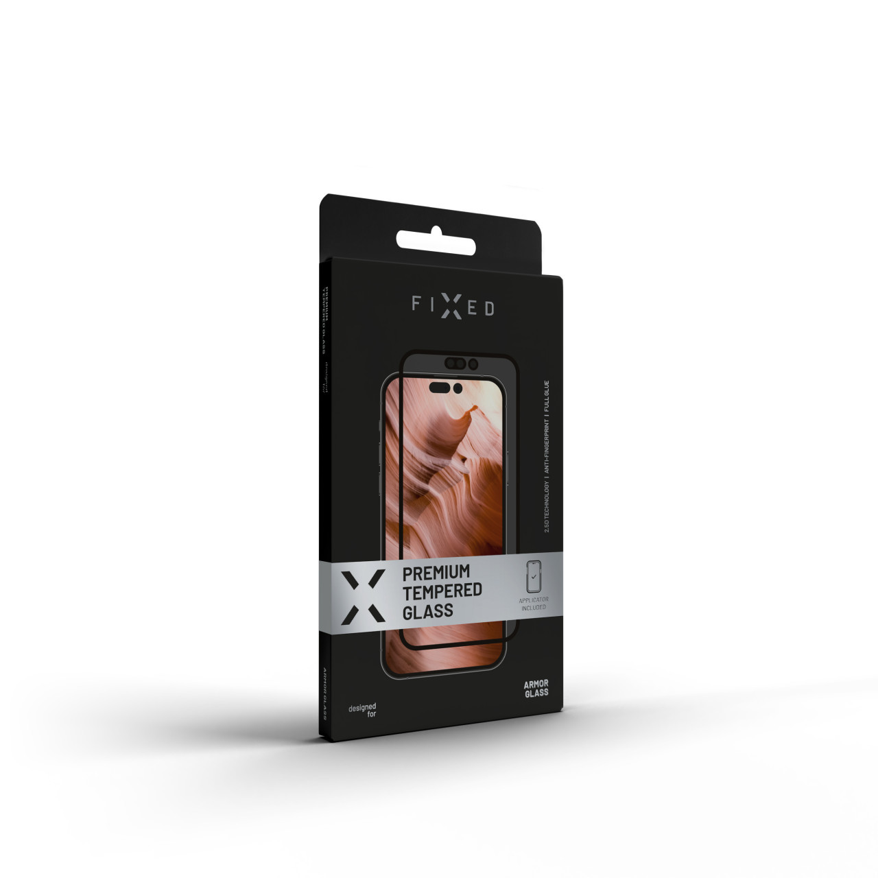 Prémiové ochranné tvrzené sklo FIXED Armor s aplikátorem pro Samsung Galaxy A54 5G, černé