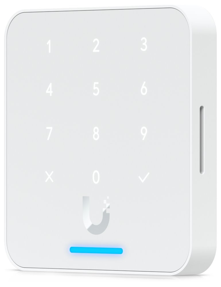 Ubiquiti UniFi Access G3 Reader Flex W - Přístupová čtečka, numerická klávesnice, krytí IP55, PoE, bílá