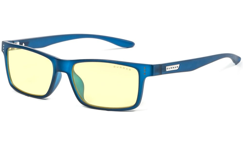 GUNNAR kancelářske/herní brýle  CRUZ 12+ NAVY jantarová skla BLF 65 GUNNAR focus