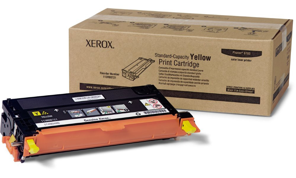 Xerox original toner Phaser 6180/ žlutý/ 2000s.