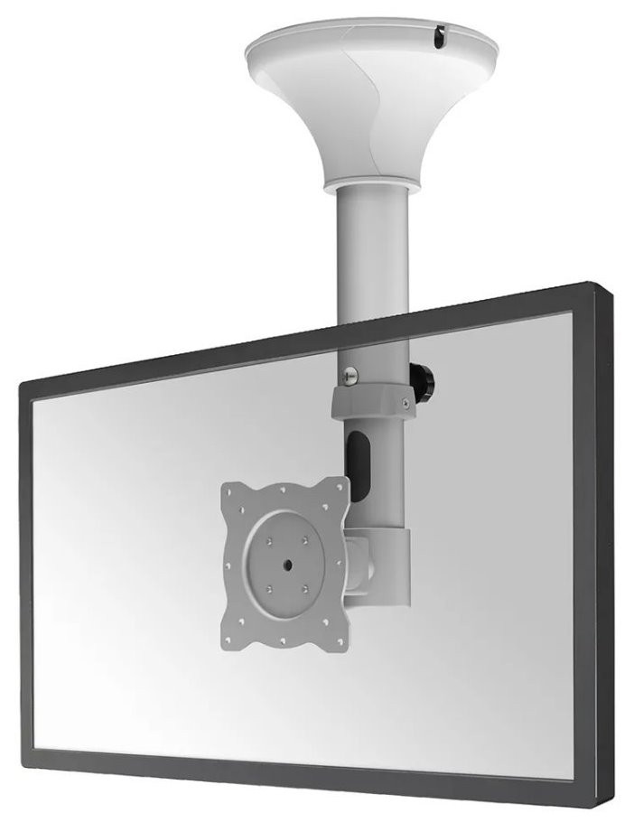 Neomounts  FPMA-C025SILVER / Flat Screen Ceiling Mount (Height: 37-47 cm) / Silver