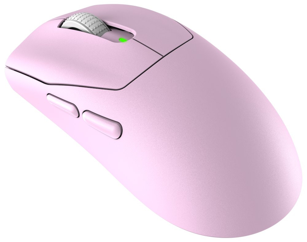 MSI herní myš FORGE GM340 Wireless Violet/ bezdrátová/ 12.000 dpi/ 2,4GHz/ BT5.2/ USB/ 6 tlačítek/ růžová