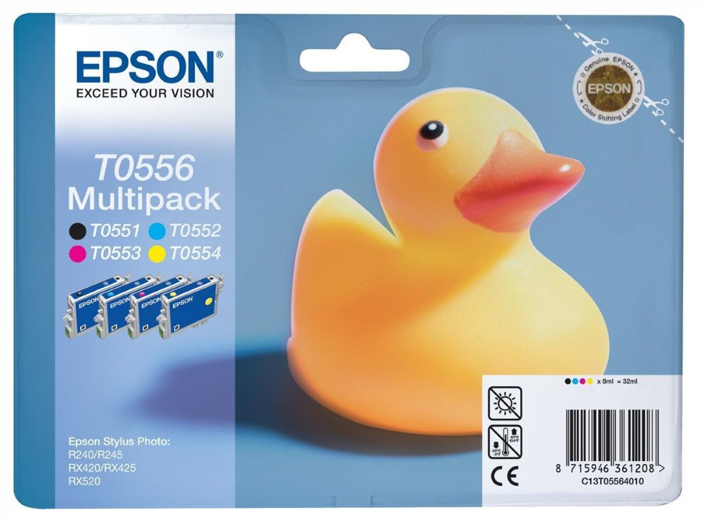 Epson inkoustové náplně - MULTIPACK/ C13T055640/ Photo R240/ R245/ 420/ 520/ 4 barvy