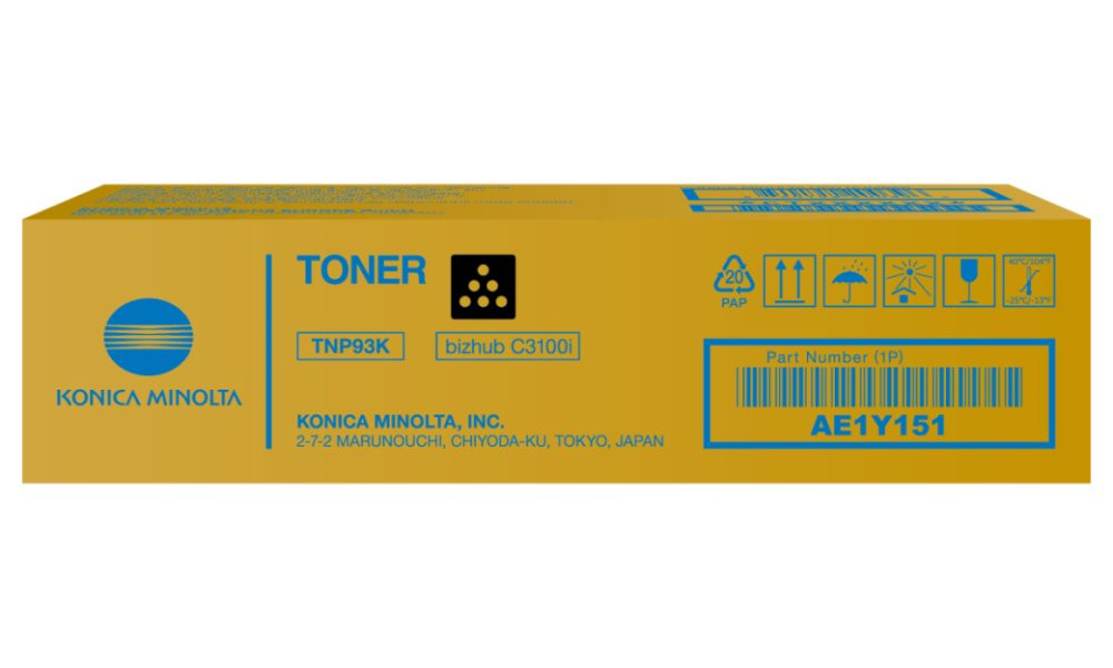 Konica Minolta TNP93K,Toner černý pro bizhub C3100i, 6000 stran