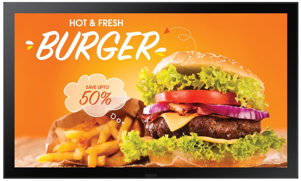 Samsung Outdoor Signage OH24B / 24"/ FHD / IPS / HDMI / DP / 2x USB / RJ45 / RS232 / WiFi / VESA / IP66 / IK10 / repro