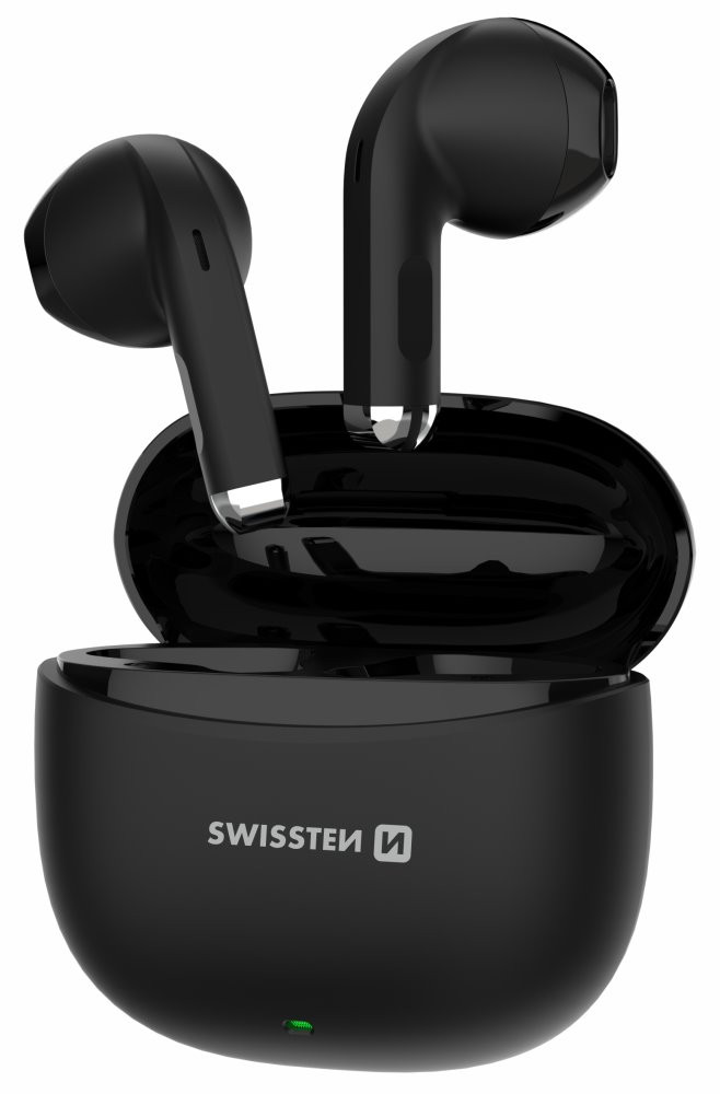 Swissten Bluetooth TWS sluchátka Mini Tune černá