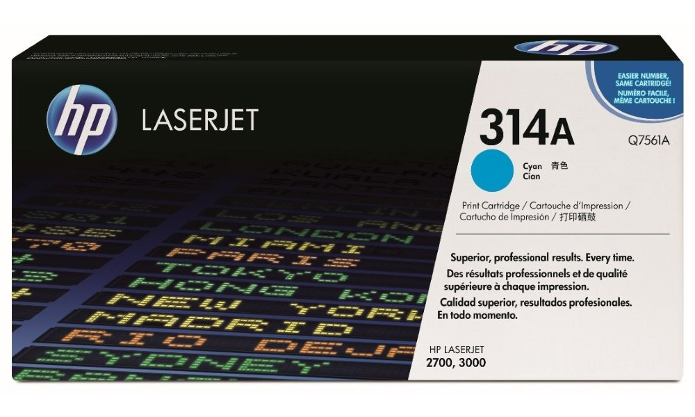 HP colorsphere azurový toner, Q7561A originál