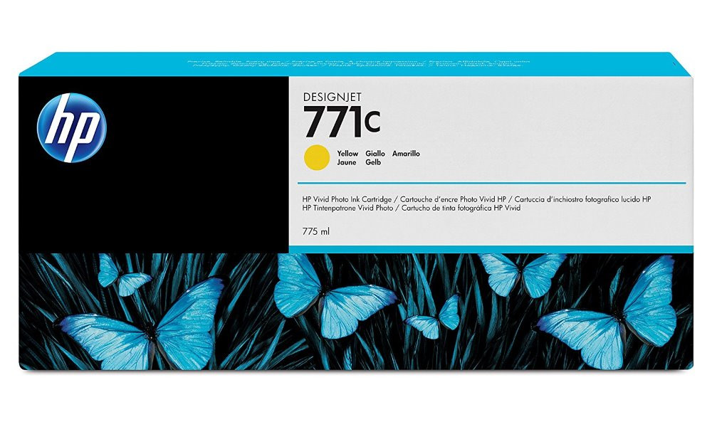 HP 771C Žlutá inkoustová kazeta DesignJet, 775 ml