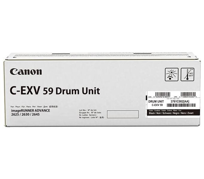 Canon originální  DRUM UNIT C-EXV59 BLACK  iR2625/2630/2645 podle typu modelu až 171 000 stran A4 (5%)