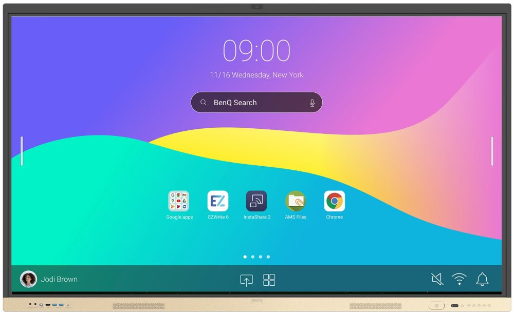 BENQ dotykový panel 98" RE9804FV/ UHD 4K/8GB I 64GB /provoz 18/7/ HDMI/DP/ USB-C/ LAN/Android 13/40 dotykových bodů