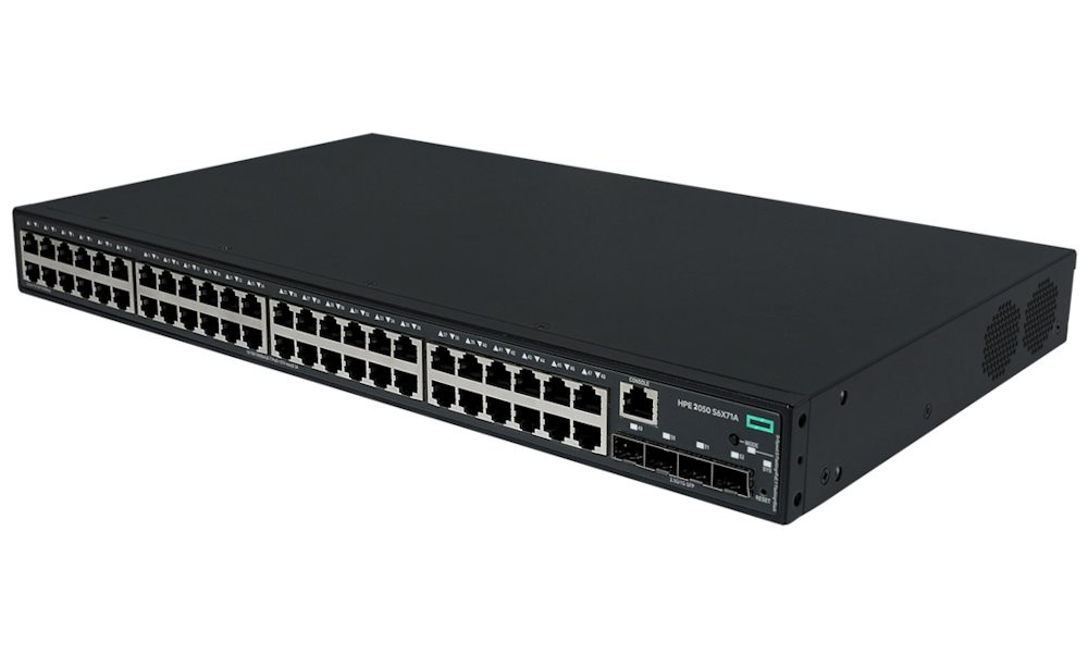 HPE Networking CW 2050 48p 10/100/1000BASE-T PoE+ 4p SFP 1G/2.5G 410W Switch