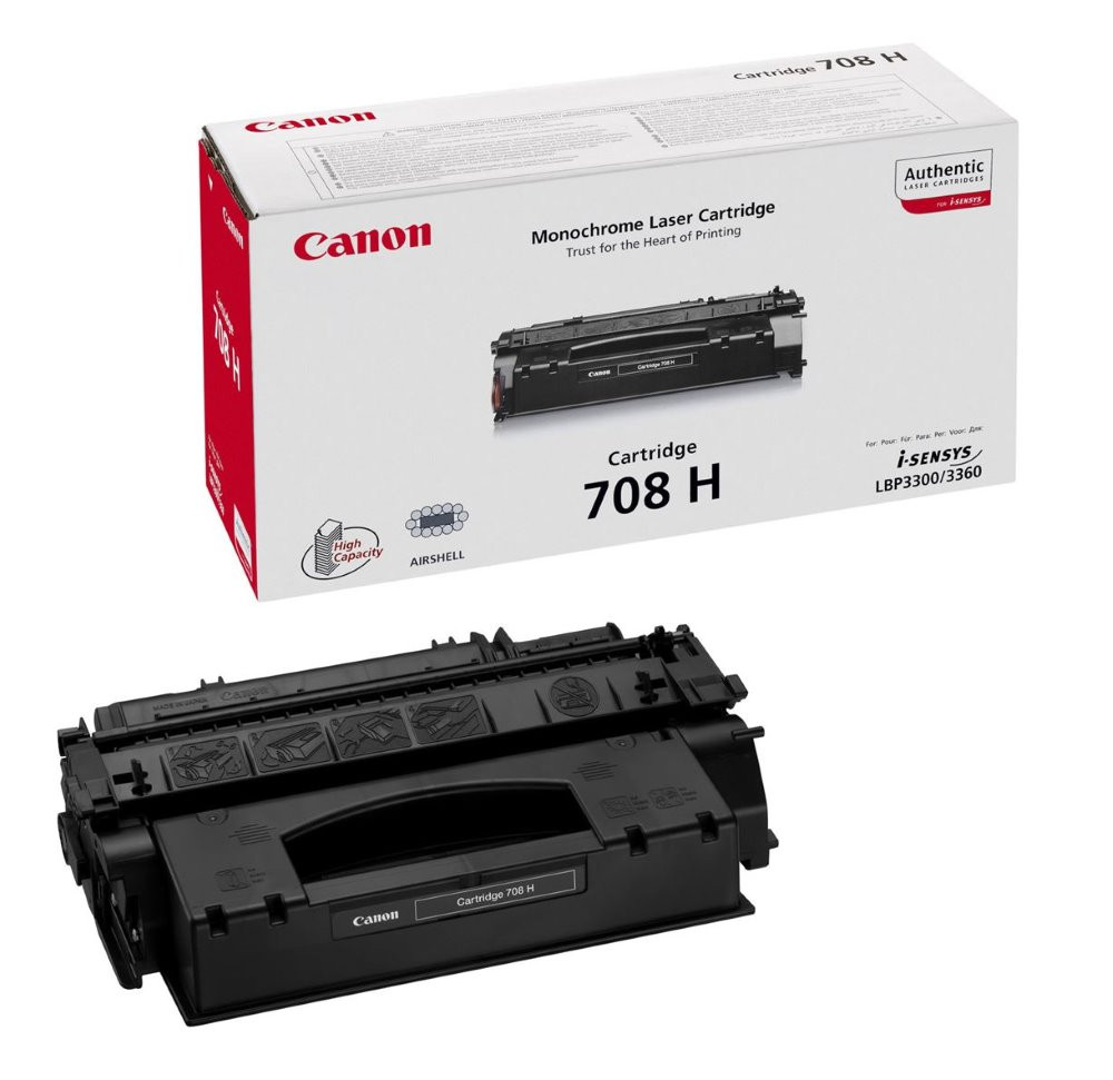 Canon originální toner CRG-708H/ LBP-3300/ 6 000 stran/ Černý