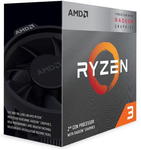 CPU AMD Ryzen 3 3200G 4core (3,6GHz) Wraith