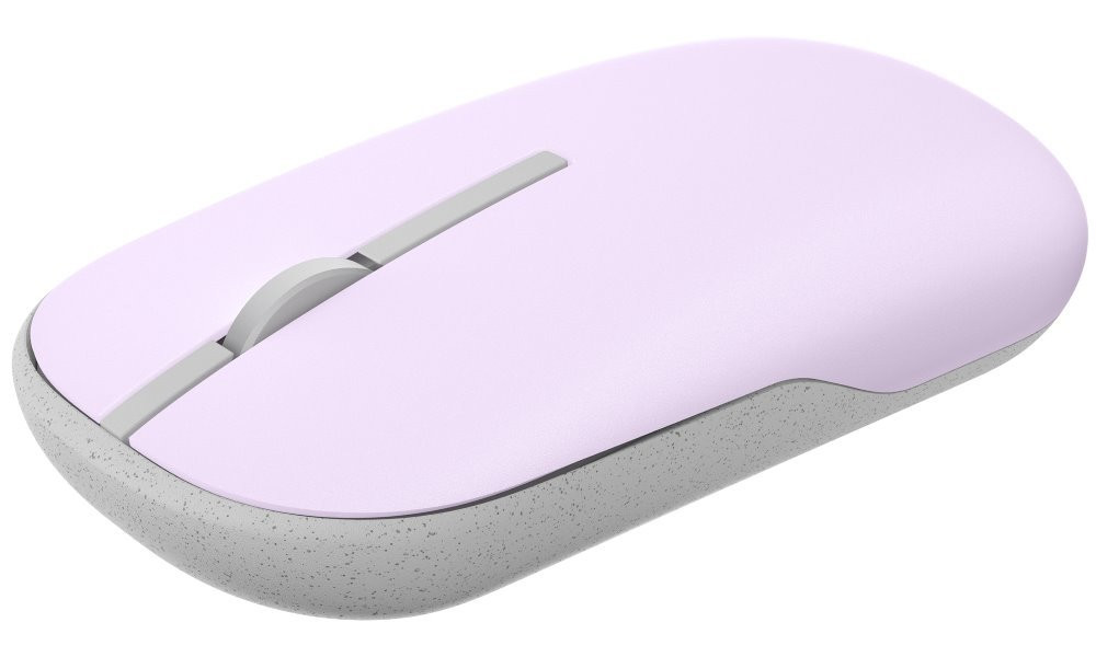 ASUS MD100/ Cestovní/ Optická/ 1 600DPI/ Bezdrátová USB + Bluetooth/ Fialová