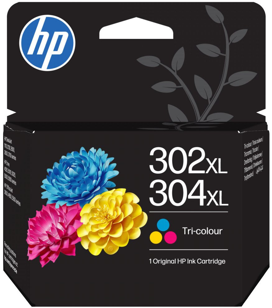 HP 302XL/304XL tr-color inkoustová kazeta, B7RT8AE originál