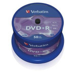 VERBATIM DVD+R AZO 4,7GB, 16x, spindle 50 ks
