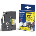 Brother - TZe-S631 žlutá / černá (12mm,lamin.,extr. adhez.)