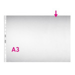 Euroobaly U - A3, na šířku, lesklé, 80 mic, 50 ks