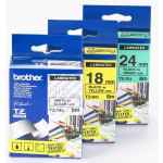 Brother - TZe-751 zelená/černá (24mm Laminované)