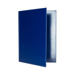 Uzavíratelné desky SPORO, A4, boční kapsy, modré