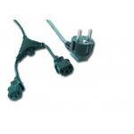 GEMBIRD Power 220V - napájecí kabel k PC s rozdvojkou Y - 2m