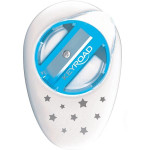 Ořezávátko s pryží KEYROAD Cappy, 2v1, modré