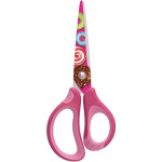 Školní nůžky KEYROAD Tattoo Soft, 15 cm, růžové