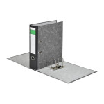 Pák.pořadač Emba - A4,karton, 8, mramor,černý hřb.