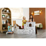 Dětská pirátská loď k vybarvení z kartonu