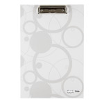 Psací podložka s klipem Black&White A4, bílá