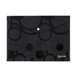 Zakládací pouzdro s drukem Black&White A4, černé