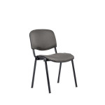 Konferenční židle ISO N šedá, kostra černá