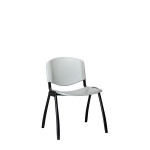 Konferenční židle Liza - plastová, světle šedá