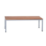 Lavice do šaten SRB - 200 cm, šedá/habr