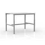 Výškově stavitelný dílenský stůl SP127 - šedý