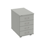 Mobilní kontejner Hobis K 34 C N - šedá/šedá