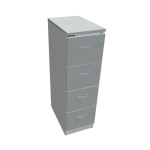 Čtyřzásuvková kartotéka Hobis RGD 14 CE - šedá/šed