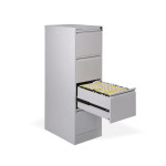 Čtyřzásuvková kartotéka Hobis RGD 14 E - šedá