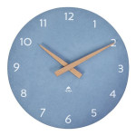 Nástěnné hodiny MILENA - průměr 30 cm, modré