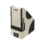 Stojan na časopisy Emba Trio - A4,13cm,černý,1 ks