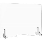 Ochranná přepážka s nízkým výřezem, 900 x 650 x 6