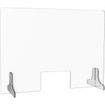 Ochranná přepážka s velkým výřezem, 900 x 650 x 6