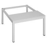 Lavička pod šatní skříně Standard 60 cm, sv.šedá/š